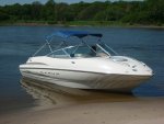 Sportboot Maxum mit Bimini Top.jpg