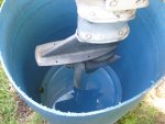 Boat's Low RPM Testing In Water In A Barrel.jpg