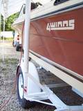 old boat pics, repaint trailer, guides added