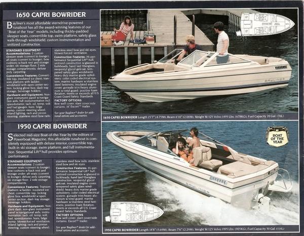 Original 1986 1950/1650 Flyer