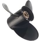 Quicksilver Black Diamond  17.50" x 23" pitch Counter Rotation 3 Blade Aluminum Boat Propeller small_image_label