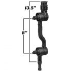 Ram Mounts RAM Mount Adjustable Adapt-a-Post 13.5 Extension Arm small_image_label