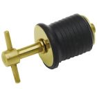 Seasense Brass Twist Boat Drain Plug, 1"