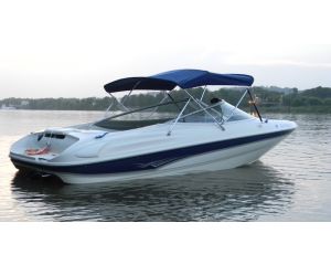 Carver&reg; 4 Bow Round Tube Bimini Top - Fits 91"-96" Width x 48" Height x 8' Length small_image_label