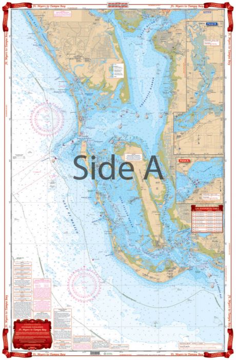 5 total Intracoastal Marine Waterway charts 