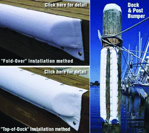 Medium,4 1/2 W x 1 3/4 D, 50-Foot Taylor Made Products DB3.CU50 Dock and Post Bumpers