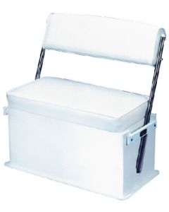 Todd Swingback Boat Seat With Stainless Steel Arms, White small_image_label