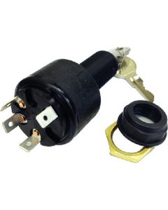 MarineWorks Ignition Switch, ACCESSORY-OFF-RUN-START, 4 Blade, Polyester small_image_label