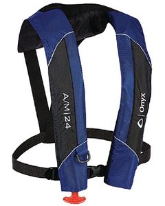 Onyx Adult Blue Type 5 Automatic Manual 24 Inflatable Life Jacket
