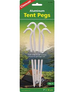Coghlans Aluminum Tent Pegs Pack Of 4 - Aluminum Tent Pegs small_image_label