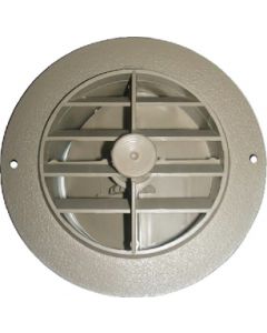 Rotaire Register Dura Beige - Rotaire 4" Heat Outlet Vent W/Damper  small_image_label