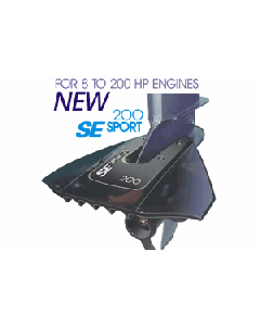 Sport Marine SE Sport 200 High Performance Hydrofoil for 8-40HP Motors, Gray small_image_label