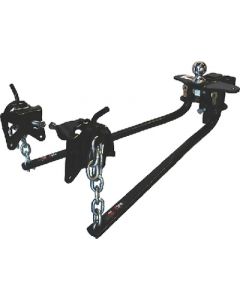 Hitch Elite Wt Dist 1000 Lb - Elite Round Bar Weight Distributing Hitch With Bolt-Together Adjustable Shank 