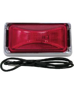 Anderson Marine Side Marker Clearance Light Kit, Chrome-Red small_image_label