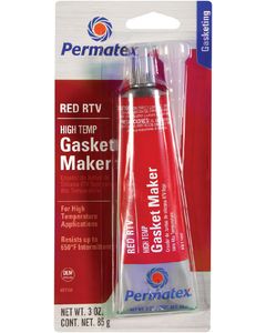 Permatex Red RTV Gasket Maker, 3 oz small_image_label