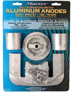 Martyr Anodes Mercury/Mercruiser Anode Kit, Aluminum, Bravo 1 small_image_label