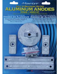 Martyr Anodes Mercury Verado 4 Cylinder Aluminum Anode Kit small_image_label