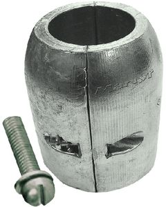 Martyr Anodes Aluminum Clamp Shaft Anode w/ Slotted Screw, 3/4" ID small_image_label