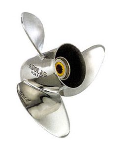 Solas HR Titan  14.25" x 22" pitch Standard Rotation 3 Blade Stainless Steel Boat Propeller
