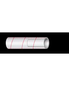 Sierra 3/8" Clear Pvc With Red Trace 50 - 116-162-0386