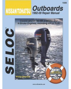 Seloc Nissan Tohatsu Outboards 2.5-140HP 1992-2009 Repair Manual All Engines