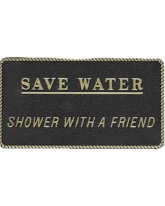 Bernard Save Water - Shower With A Friend Marine Signs & Plaques small_image_label
