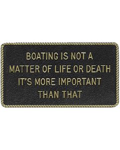 Bernard Boating Is Not A Matter Of... Marine Signs & Plaques small_image_label