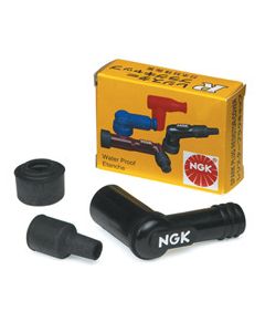 Black NGK Resistor Spark Plug Cover small_image_label