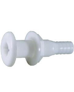 Attwood Thru Hull Connector, 3/4", White, 1-1/4"Hull (Cd) small_image_label