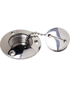 Attwood Replacement Cap and Chain Only, for 1 1/2" Deck Fills small_image_label