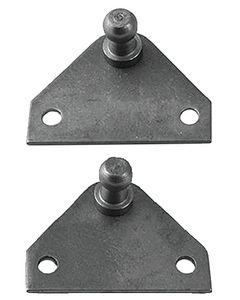 Attwood Stainless Steel Flat Gas Spring Mounting Bracket, Forward Pem Ball small_image_label