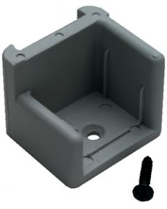 T-H Marine Supply Door Stop Gray W/Ribs Right small_image_label