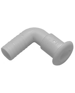 T-H Marine Supply Thru Hull 1-1/8in 90d Hose Wht small_image_label