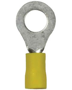 Battery Doctor Yellow Vinyl Insulated Ring Terminal, 10-12 AWG, 25/Pk.