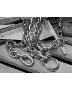 Tie Down Engineering Stainless Steel Chain w/ Shackle, 3/8" X 6' small_image_label