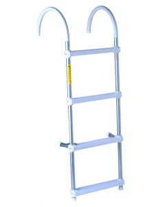 Garelick Boat Hook Ladder, 4-Step, 48", 11" Hook (6-Pack)