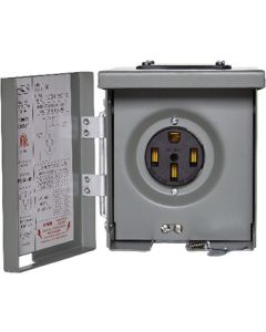 Pwr Outlet 120V/240V 50A - Outdoor Power Outlet 