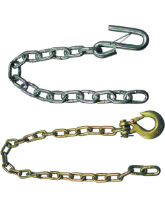 Fulton Safety Chain, 1/4" x 24" with Safety Hook, 5,000 lbs, Pair small_image_label