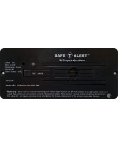 Alarm-12V Flush Mount Lp Black - Lp Gas Alarm With Hook & Loop Mount  small_image_label