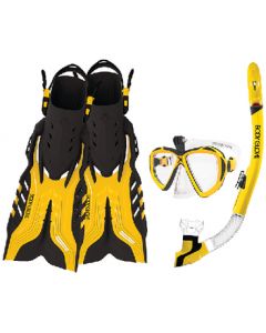 Body Glove Passage Mask/Snorkel/Fin Snorkeling Set
