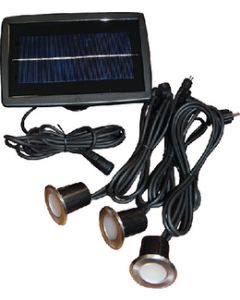 Taylor Made Solar LED Recessed Wired Light Set 