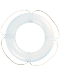 Taylor Made 24" Ring Buoy, White with White Rope
