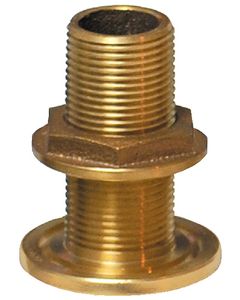 Groco Thru-Hull Fitting With Nut, 2" Nps, Bronze small_image_label