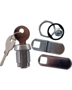 JR Products 5/8In Keyed Compartment Lock - Deluxe Compartment Door Key Lock small_image_label