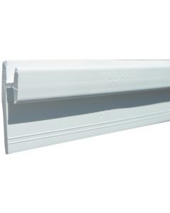 JR Products Typ D- Wall Trk Glide-Tap 48In - Wall Track For 1/2" Slide Tape&#44; Plastic - Type D small_image_label