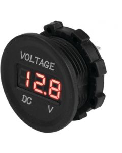 SeaDog 421615 Round Digital 4 to 30 Voltage Meter Injected Molded Nylon small_image_label
