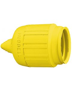Hubbell HBL60CM31 Yellow Seal-Tite Cover for Weatherproofing HBL26CM11 Plug small_image_label