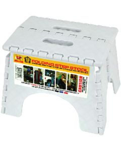 Step-9In Plastic Folding White - Folding Step Stool  small_image_label