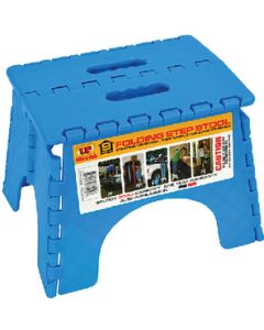 Step-9In Plastic Folding Blue - Folding Step Stool  small_image_label