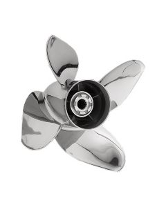 Honda Marine PowerTech Performance  15.25" x 19" pitch Counter Rotation 4 Blade Stainless Steel Boat Propeller small_image_label